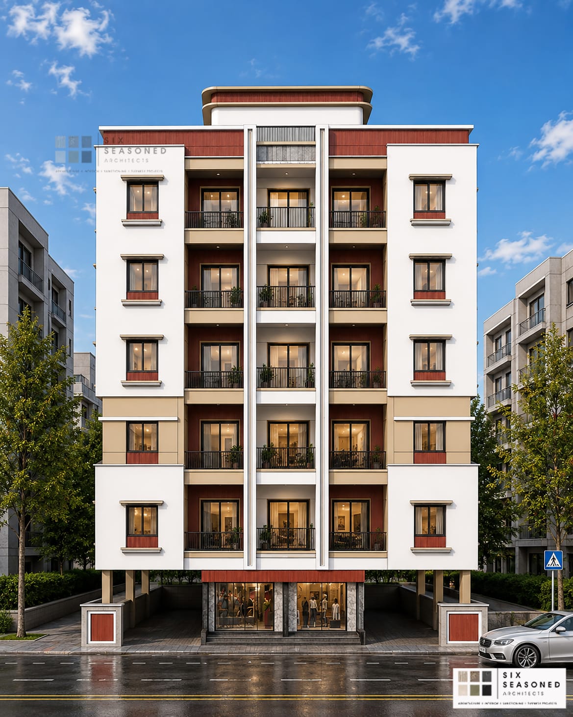 Proposed residential building in Pune
